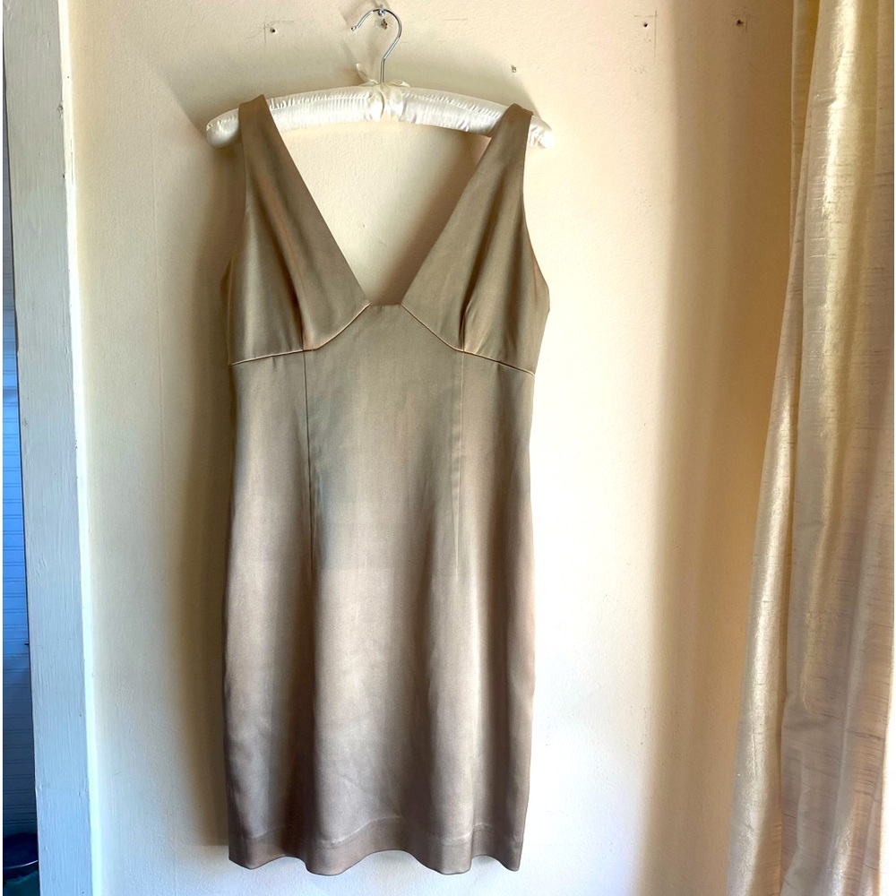 Laundry by Shelli Segal Gold Cocktail Dress